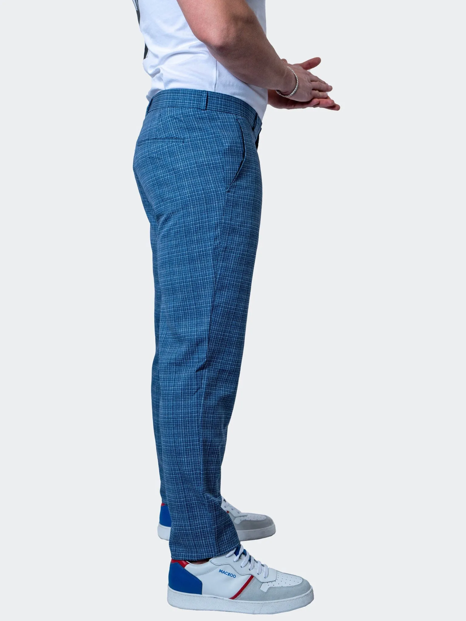 4-Way Stretch Pants Preppy Blue