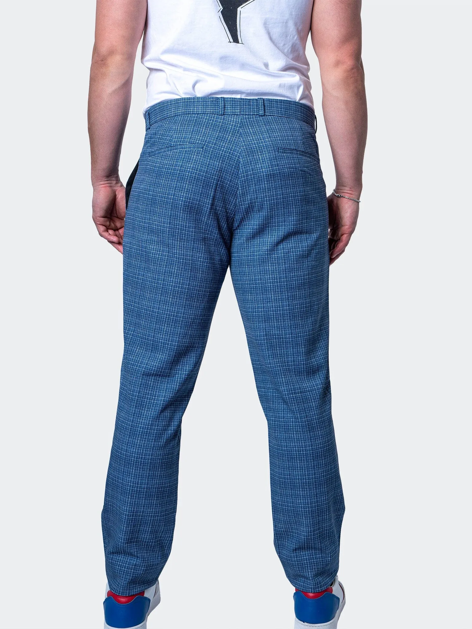 4-Way Stretch Pants Preppy Blue