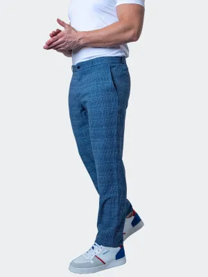 4-Way Stretch Pants Preppy Blue