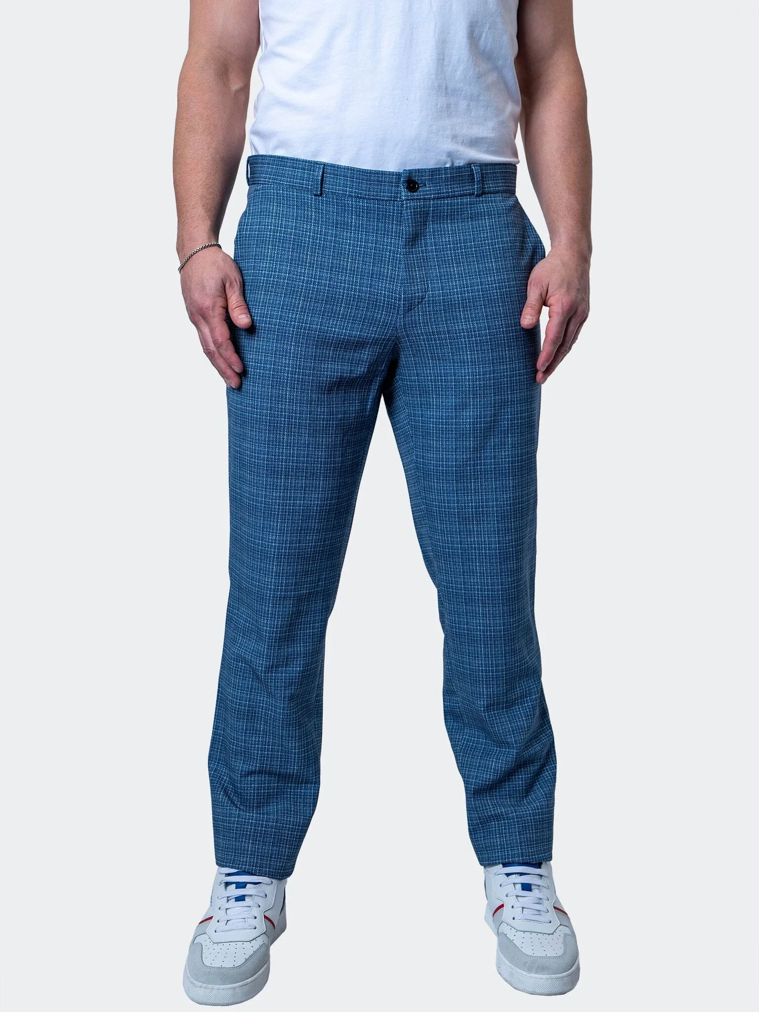 4-Way Stretch Pants Preppy Blue