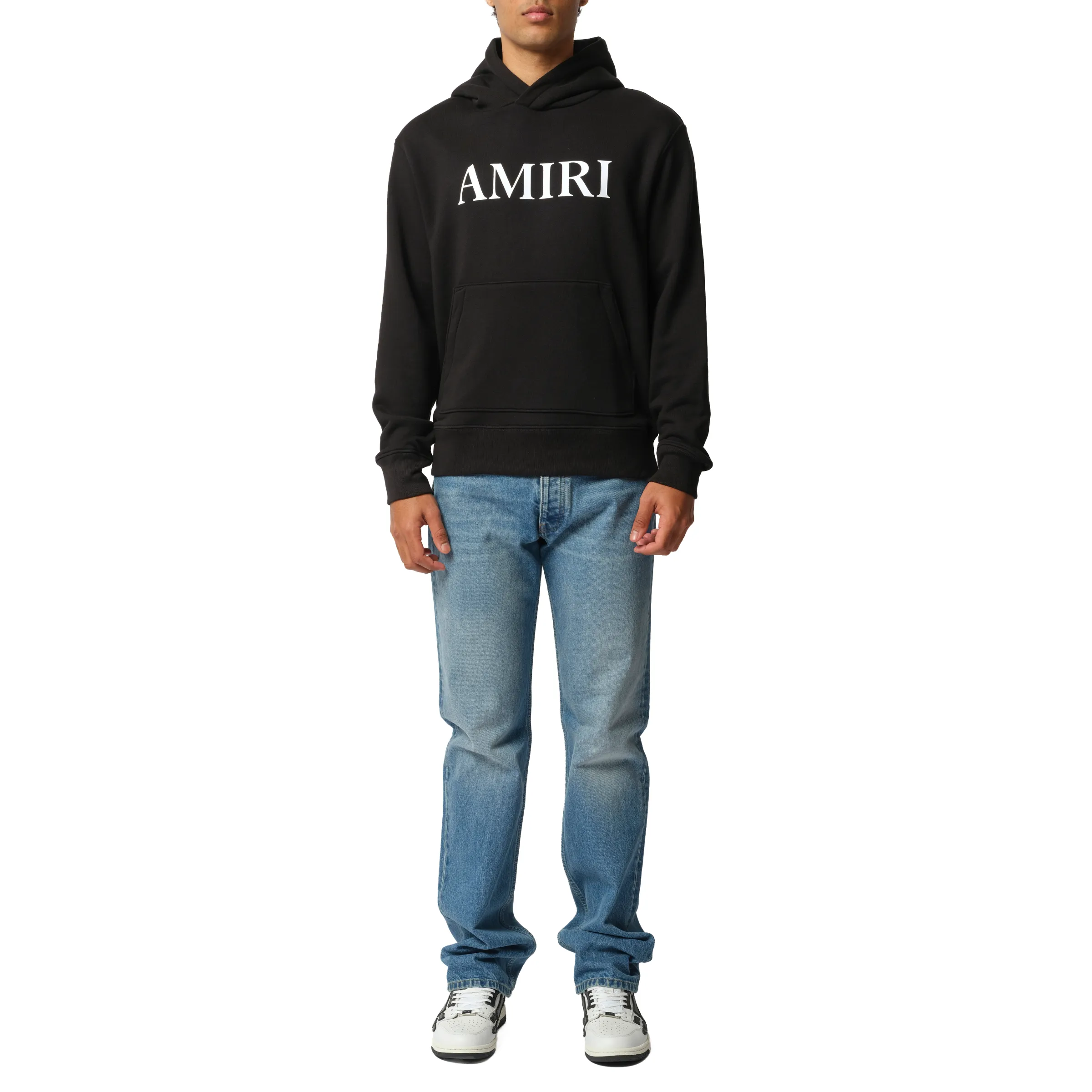 Amiri Core Logo Hoodie in Black/White