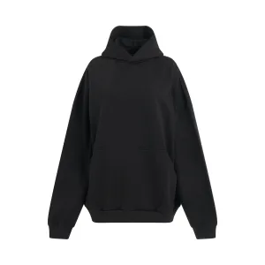 BB Paris Strass Oversized Hoodie in Washed Black