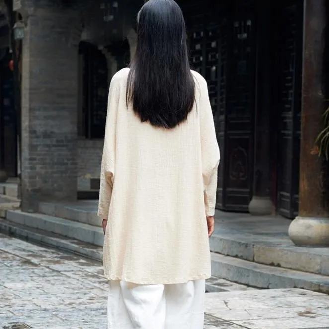 Calm Aura Cotton Linen Shirt  | Zen