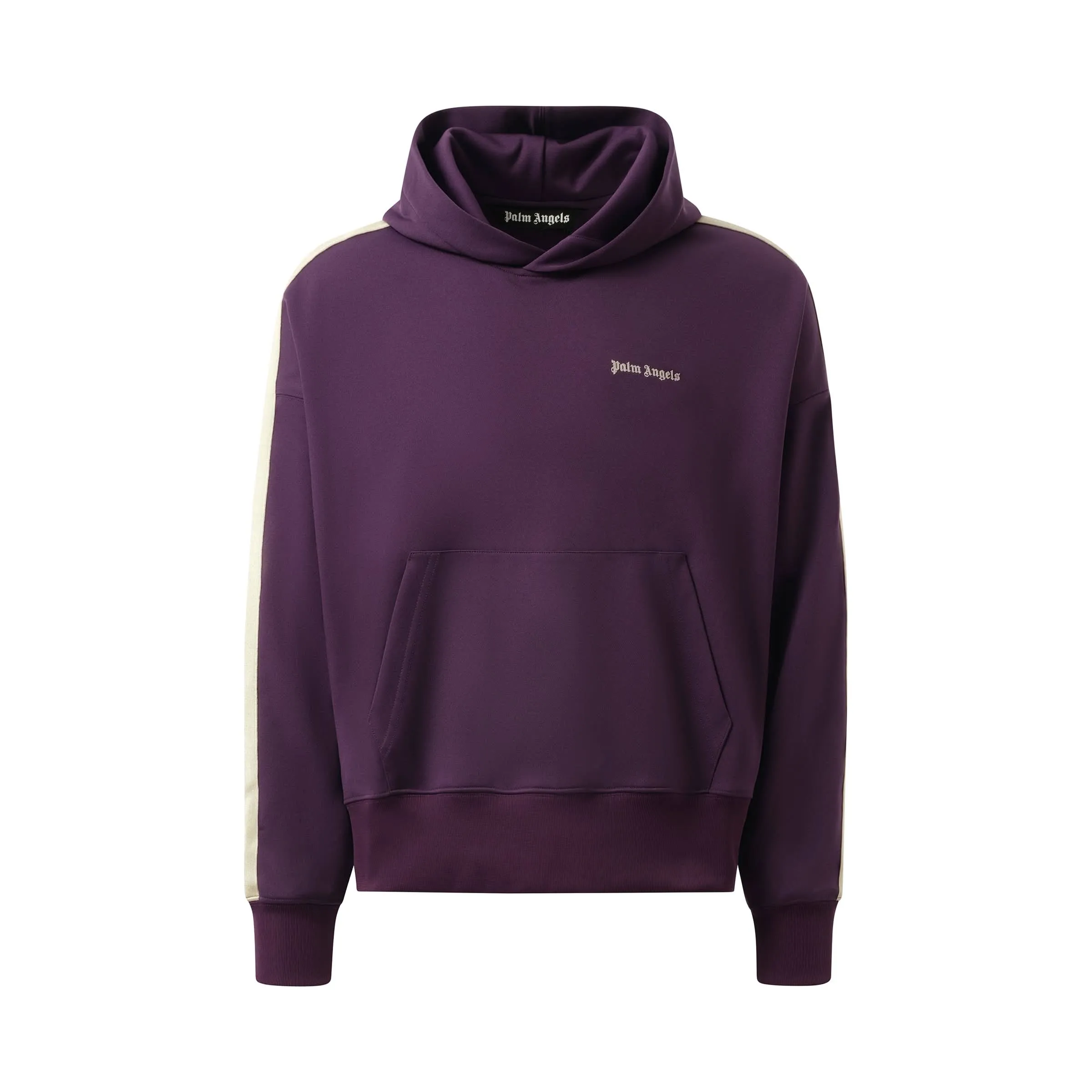 Classic Logo Track Hoodie in Dark Purple