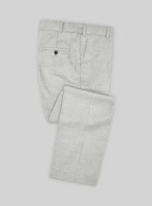 Cloud Gray Wool Pants