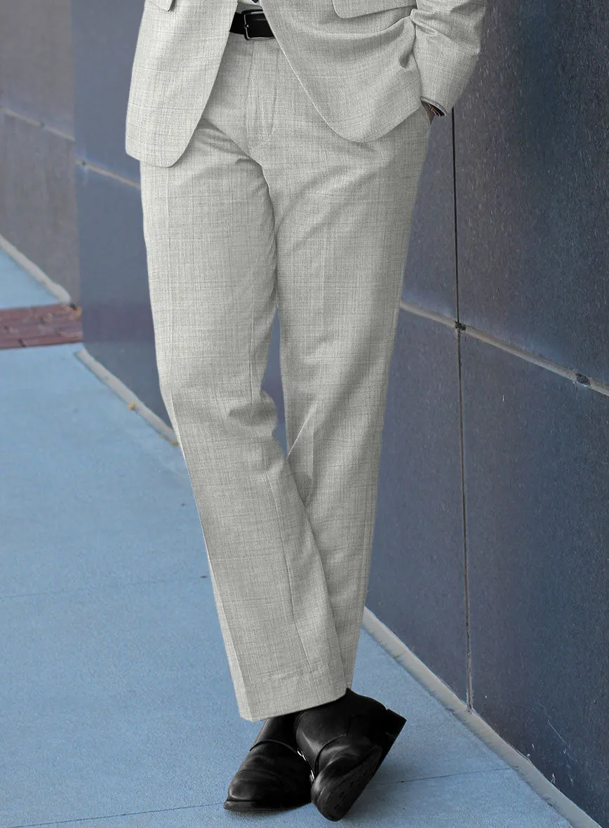 Cloud Gray Wool Pants