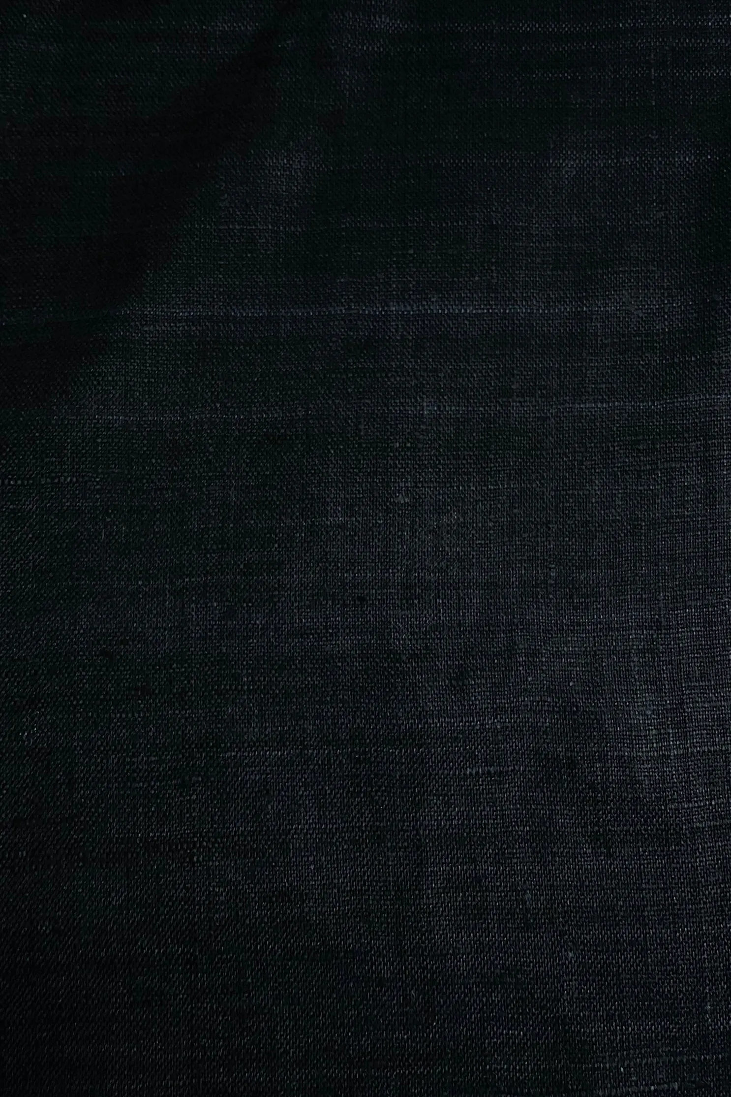 Dark Navy 1-Ply Silk Linen (Matka)