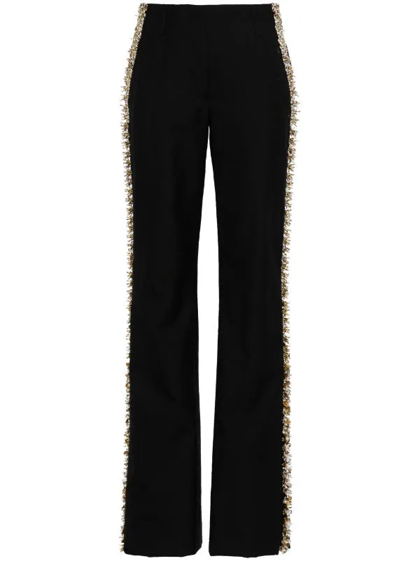 DRIES VAN NOTEN - Women Embellished Trousers