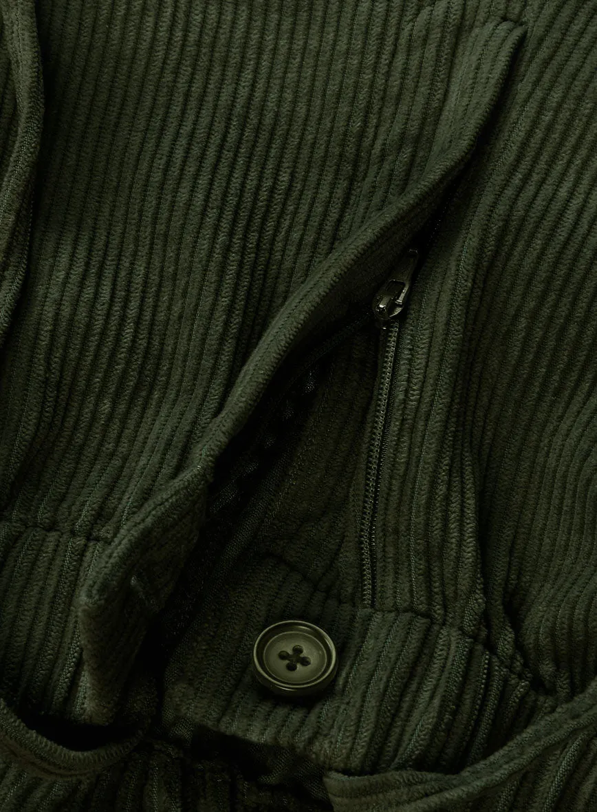 Easy Pants Olive Green Corduroy