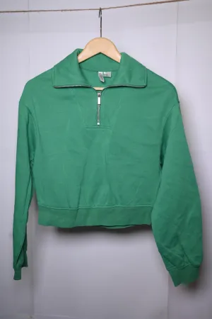 H&M Green Zipper Jacket (Small)