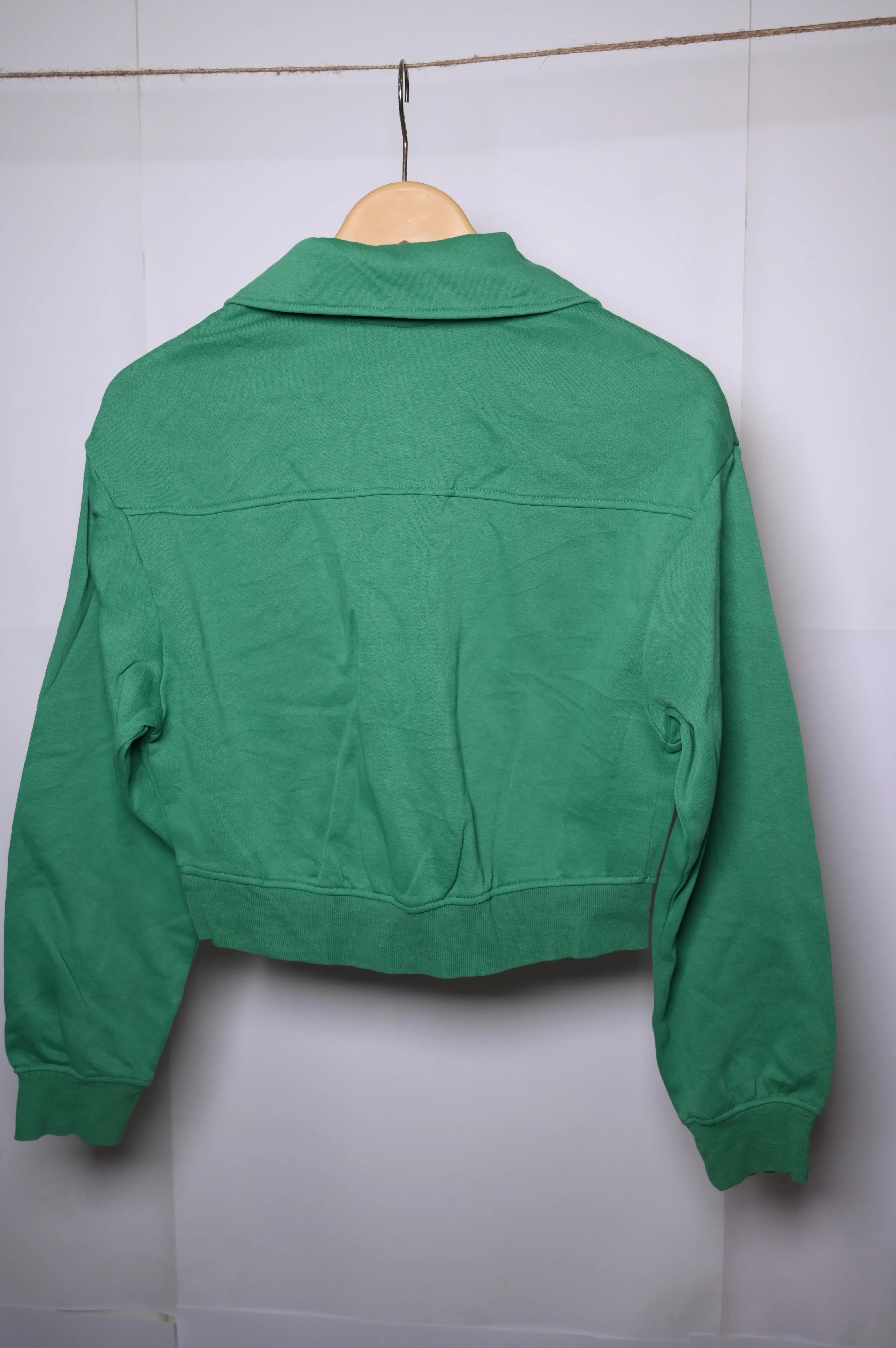 H&M Green Zipper Jacket (Small)