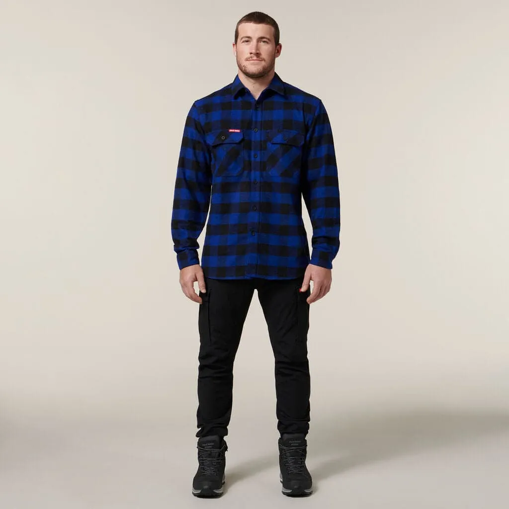 Hard Yakka Long Sleeve Check Flannel Shirt  Y07295