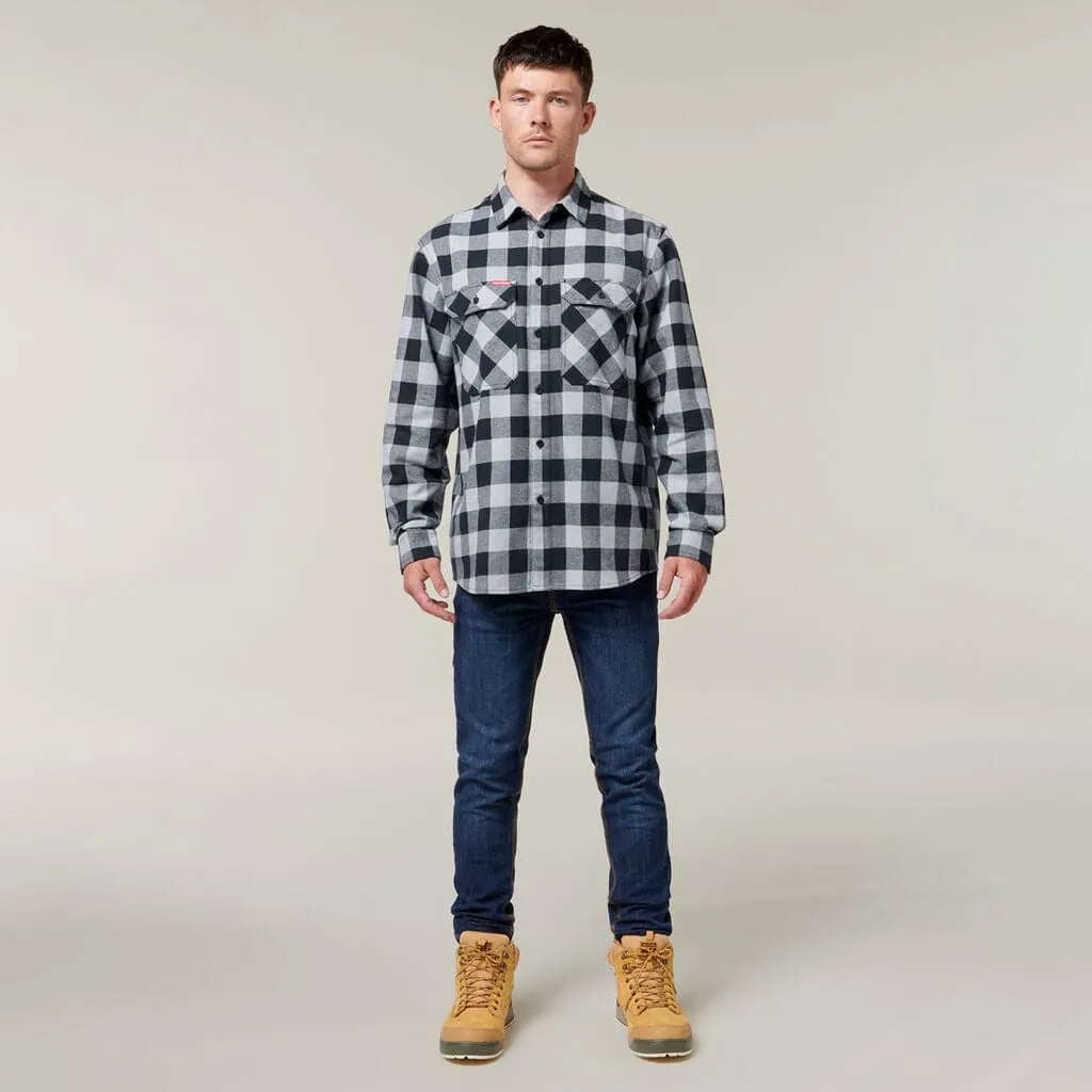 Hard Yakka Long Sleeve Check Flannel Shirt  Y07295