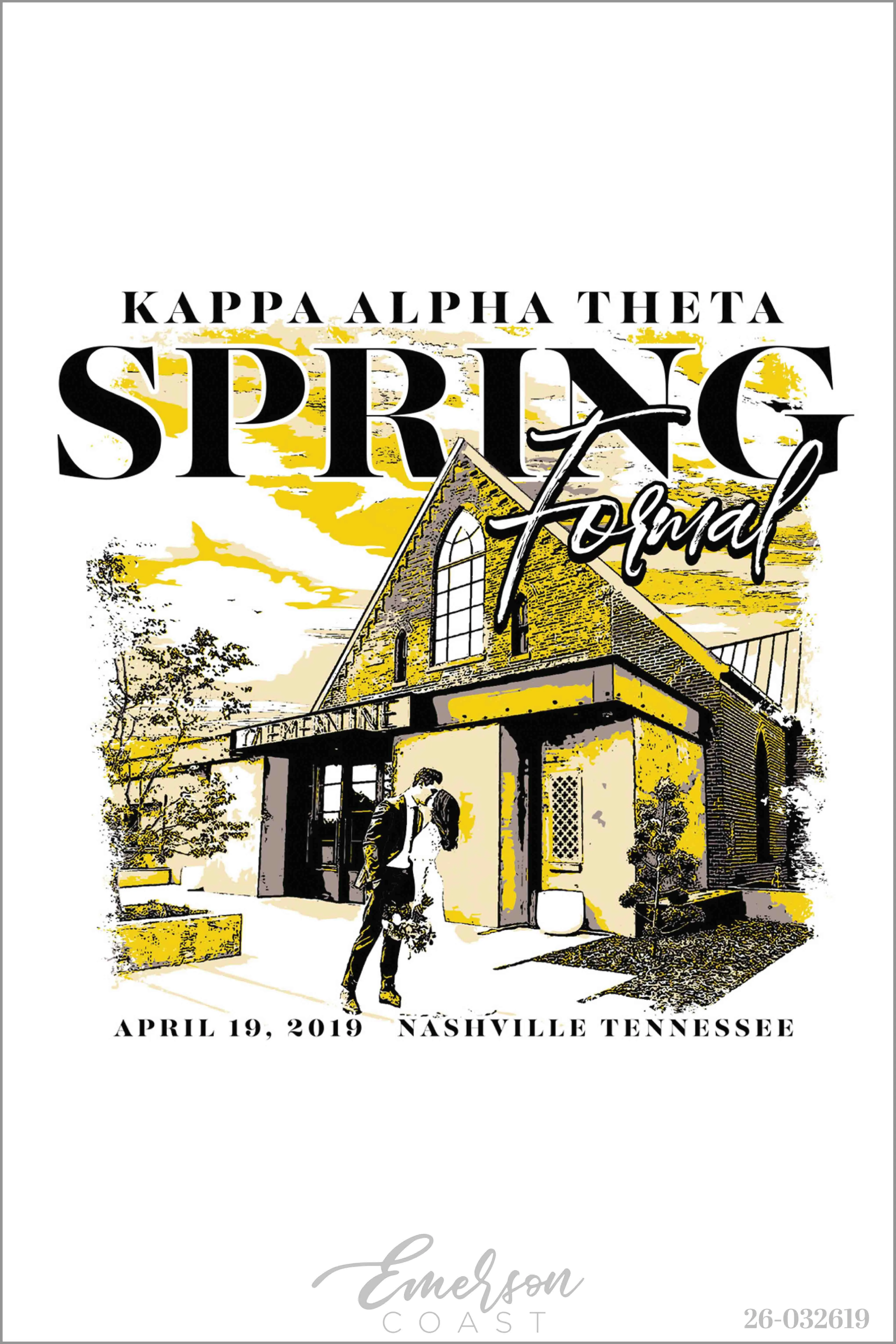 Kappa Alpha Theta Vanderbilt University Spring Formal T-shirt