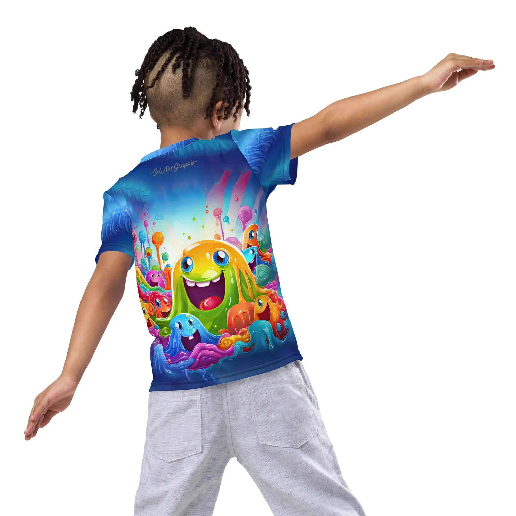 Kids T-Shirt Microscopic Flu