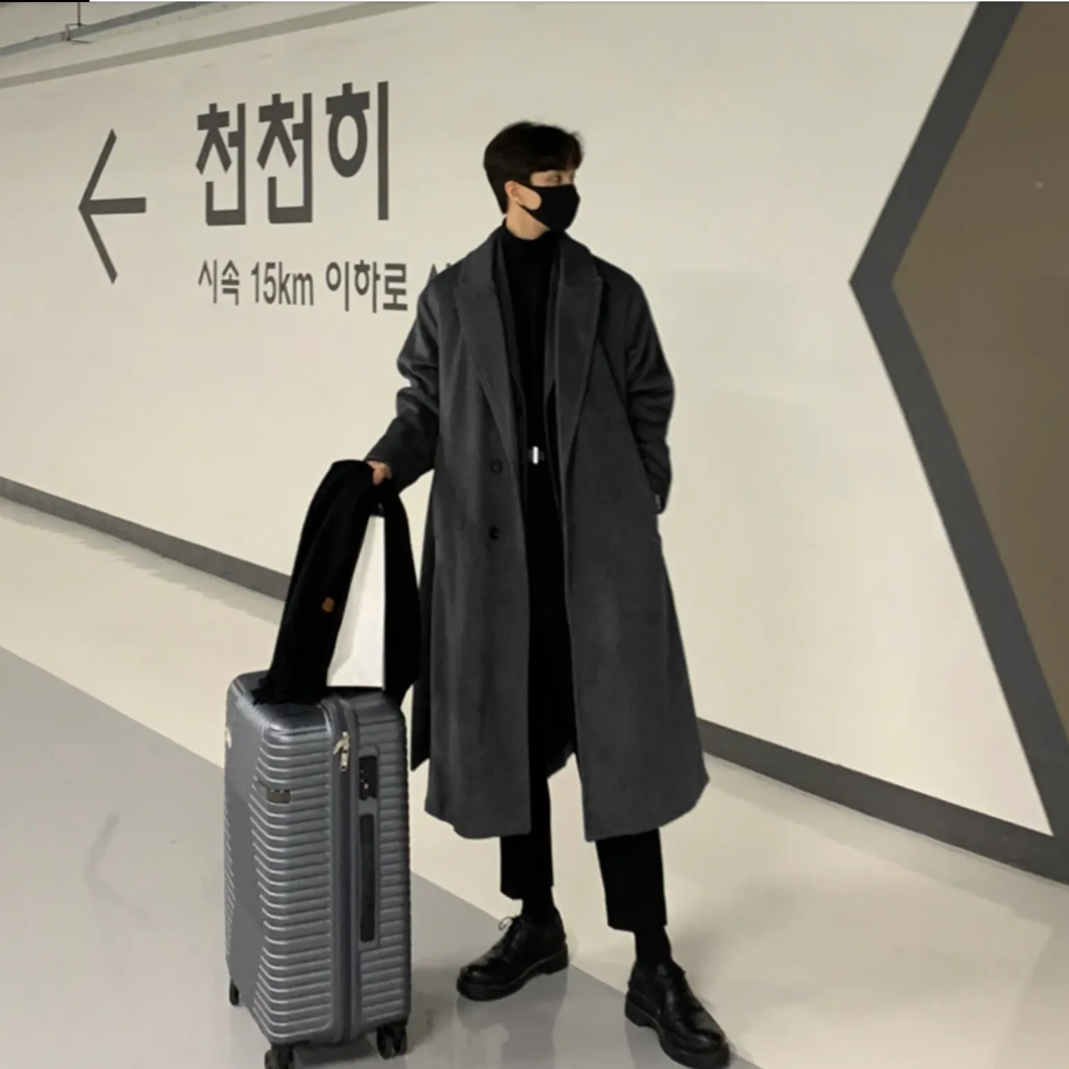 [Korean Style] 3 Colors Cashmere Long Coats