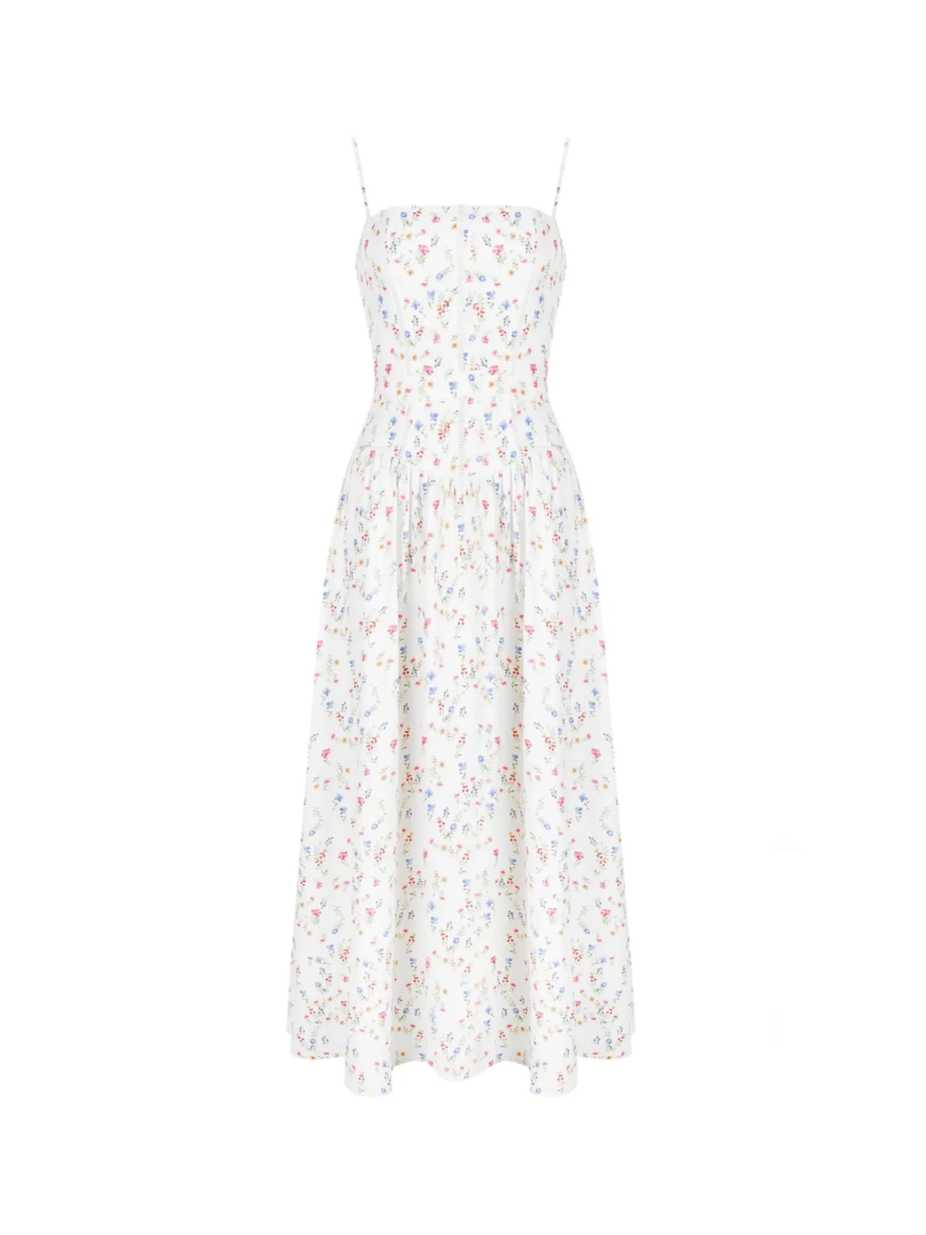 Lina Floral Midi Dress