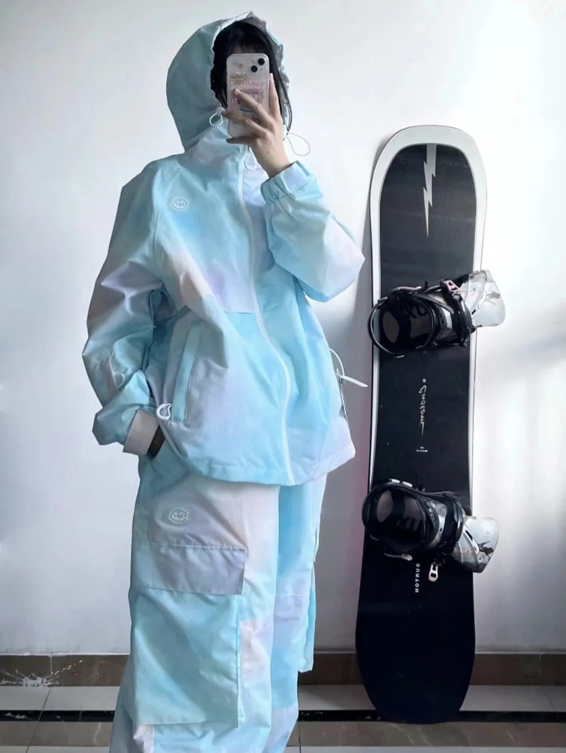 LMD Snow Rainbow Ice-Cream Professional Snowboard Jackts & Pants