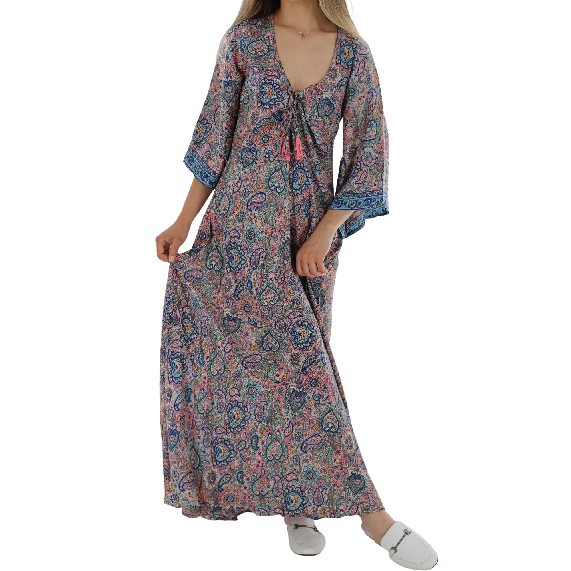 Long Flowy 'Carla' Floral Dress