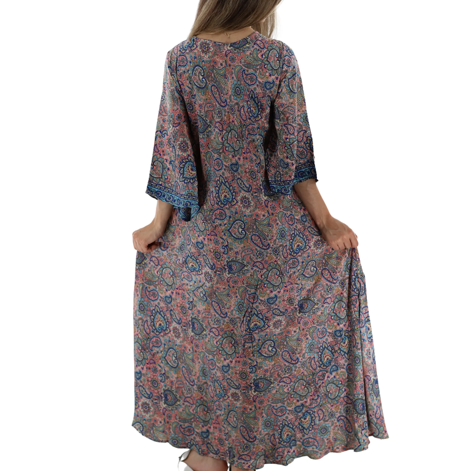 Long Flowy 'Carla' Floral Dress