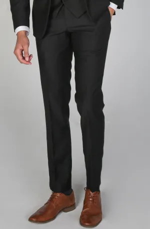 Men's Parker Black Trousers