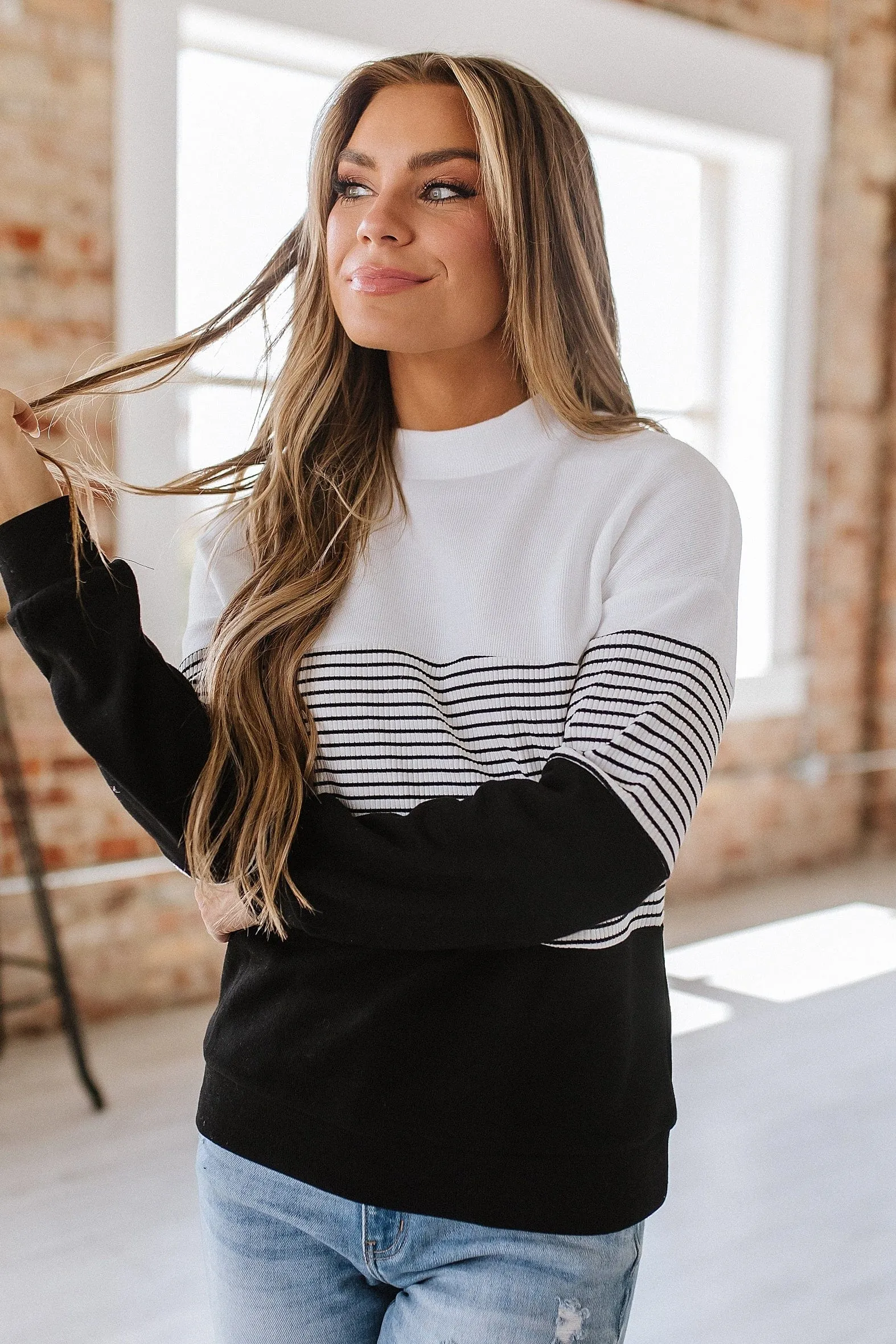 Mock Neck Long Sleeve Top | S-XL | PRE ORDER