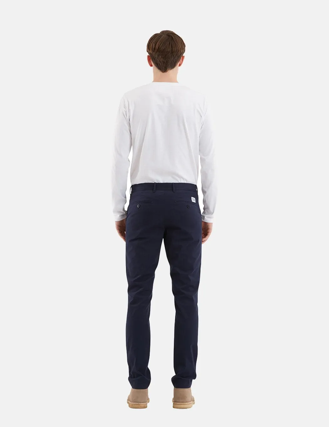 Norse Projects Aros Light Twill Chino (Slim) - Dark Navy Blue