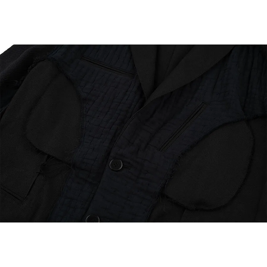 Organic combi single jacket black