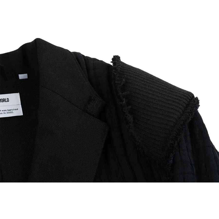 Organic combi single jacket black