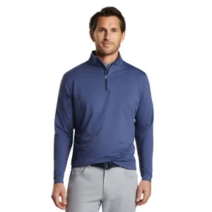 Peter Millar Perth Mélange Performance 1/4 Sweater - Navy*