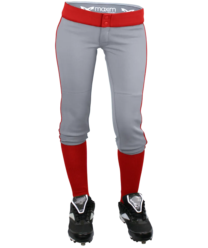 Rib Waist Softball Pants