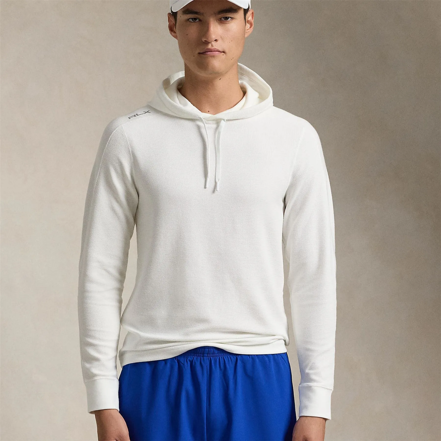 RLX Tech Waffle Hoodie Ceramic White - 2024