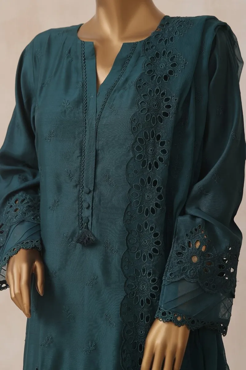 Sada Bahar Viscose Chikankari 3 Piece Suit SBA51