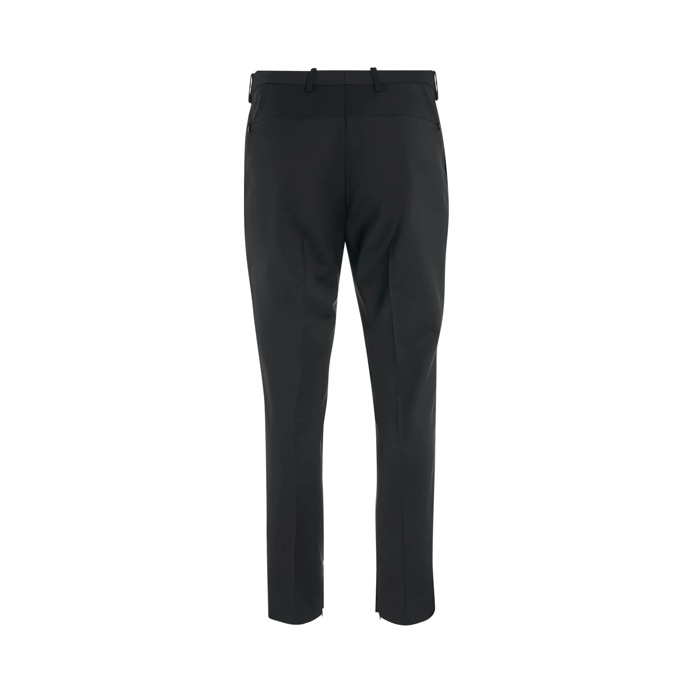 Slim Suit Pants in Black