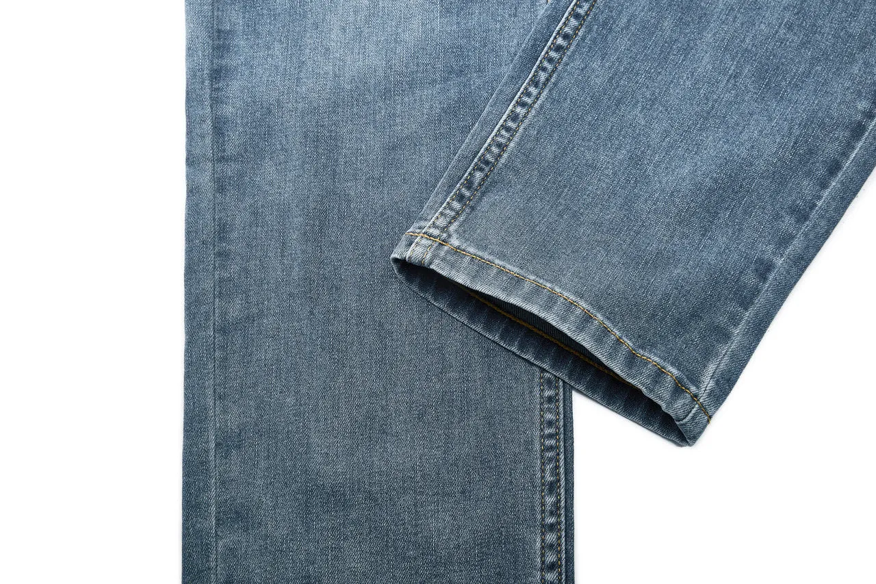 Soft Cotton Rich Stretch Jeans in Slim Tapered Fit