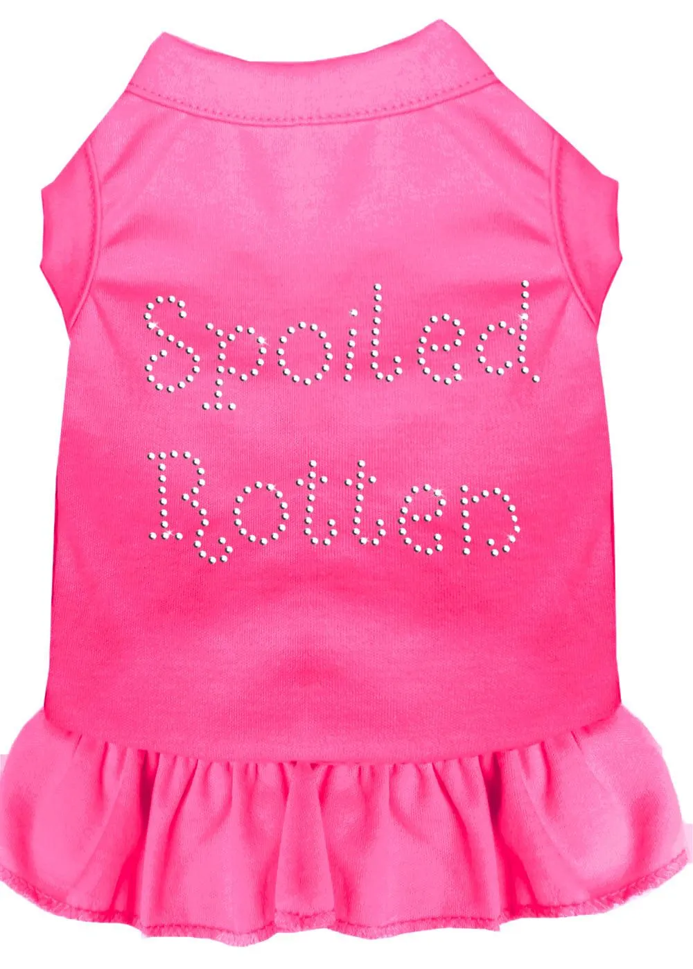 Spoiled Rotten Rhinestone Dress Bright Pink 4x (22)