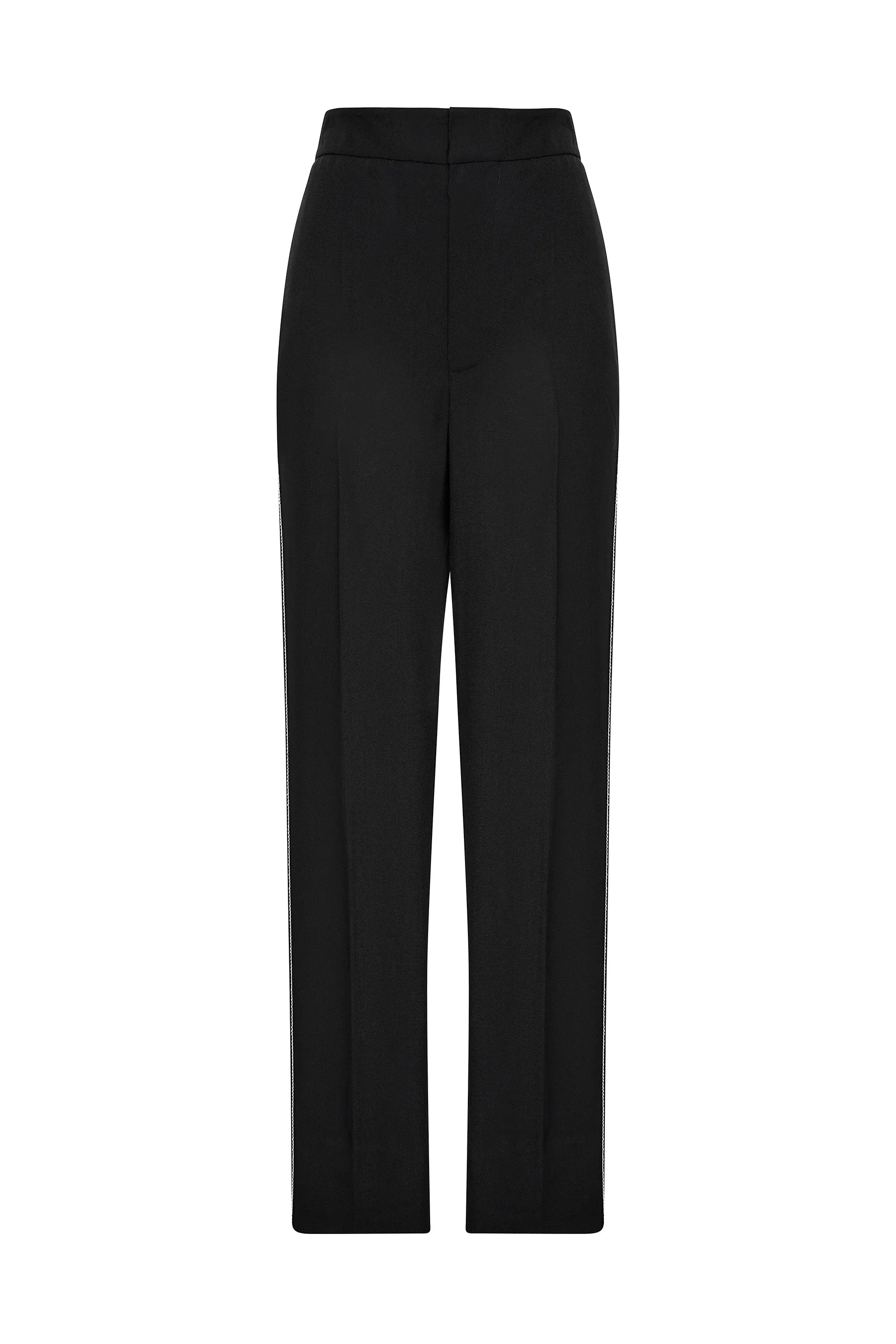 stitch detail tailored pant