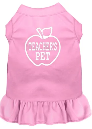 Teachers Pet Screen Print Dress Light Pink Xl (16)