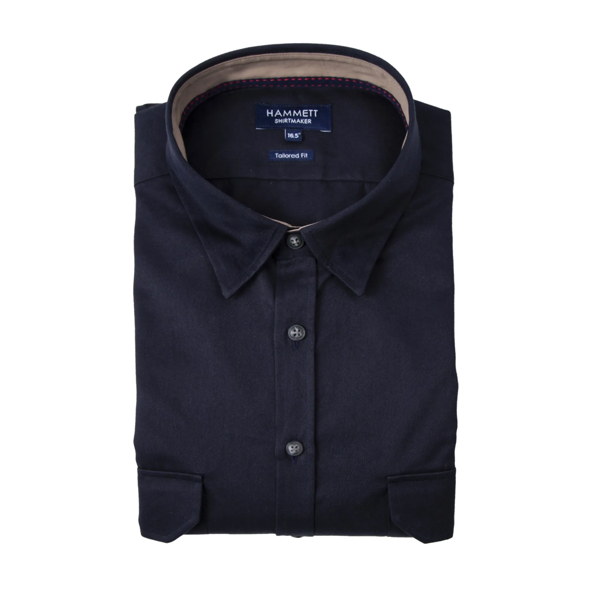 The ROMA Men's Navy Twill Shirt