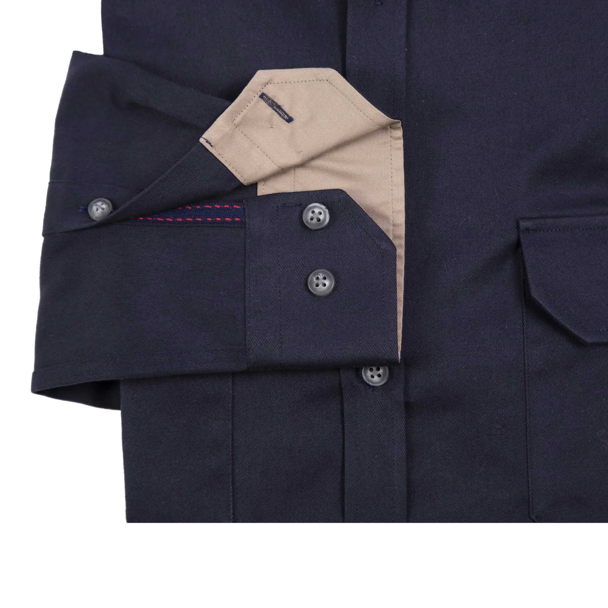 The ROMA Men's Navy Twill Shirt