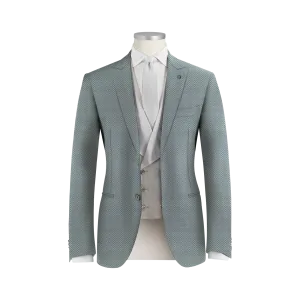 WEDDING SUIT IN GREY WOOL SILK