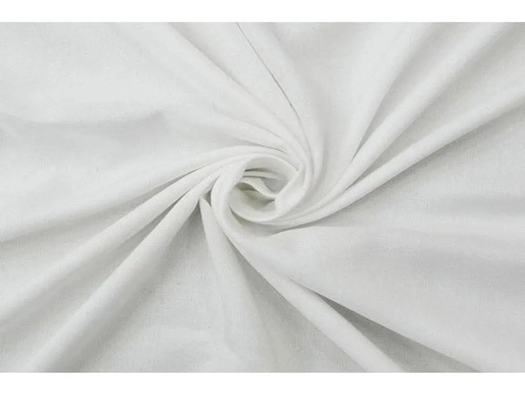 White Rayon Fabric