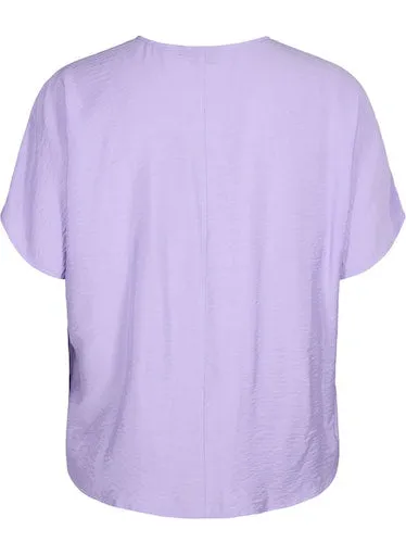 Zizzi Kam Violet Top