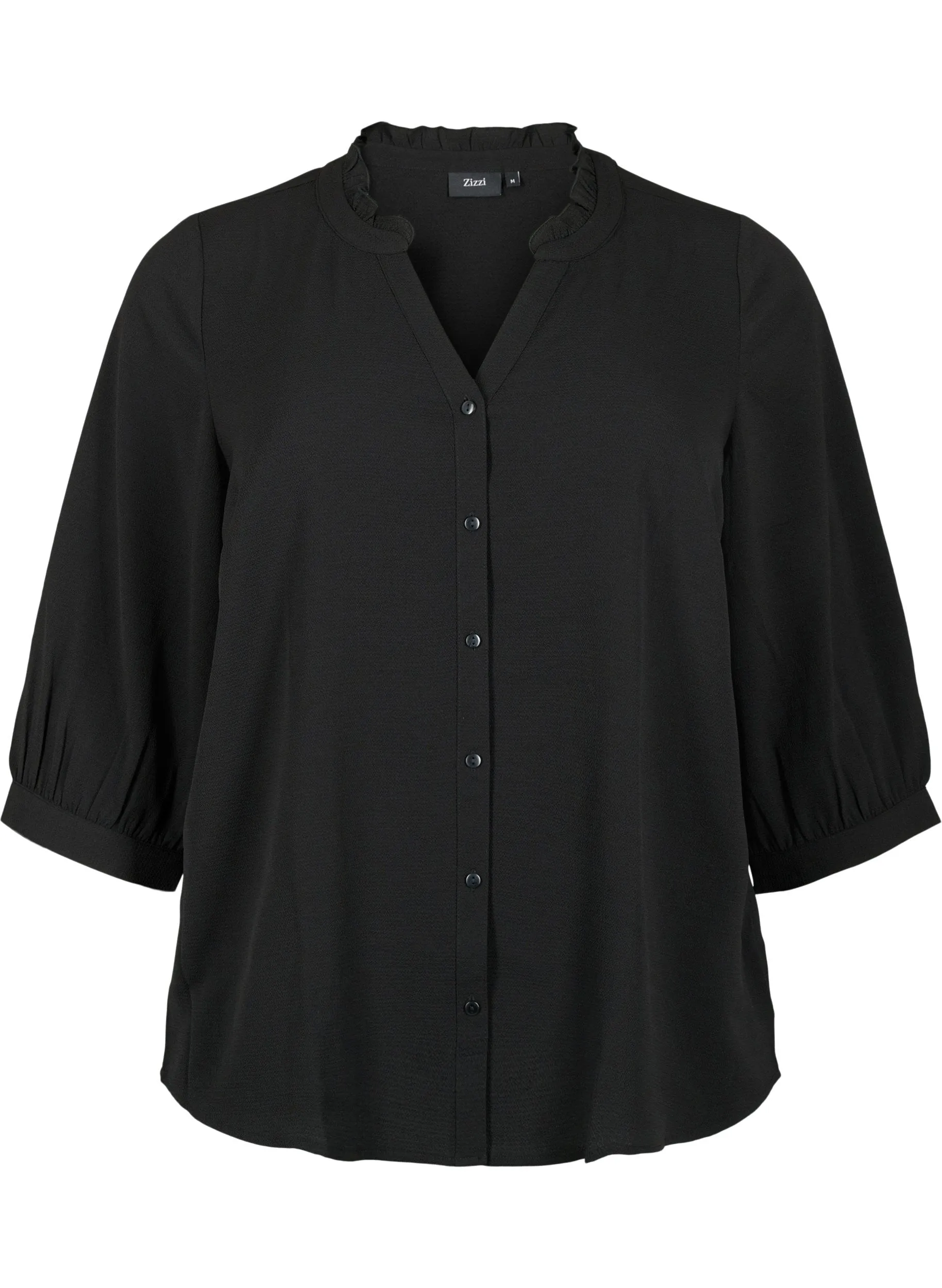 Zizzi Vanni Black Blouse